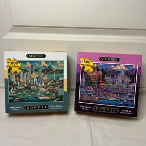 Dowele Puzzle Bundle Seattle and Victoria NEW!